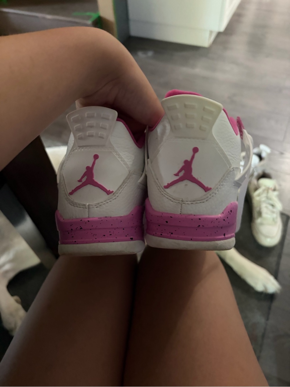 Jordan 4s Hyper Violet - Picture 3 of 5